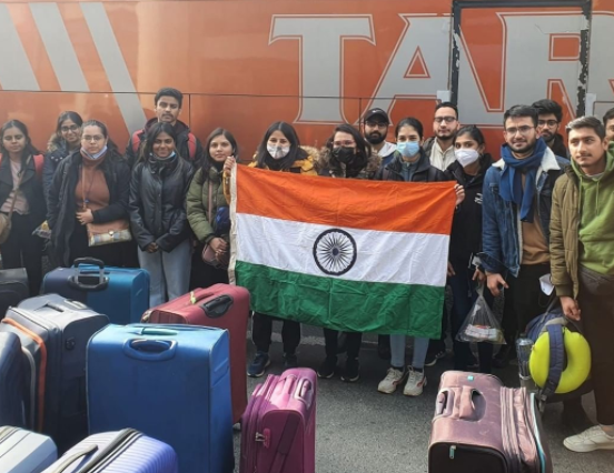 Operation ganga in ukrain for rescue of indian students